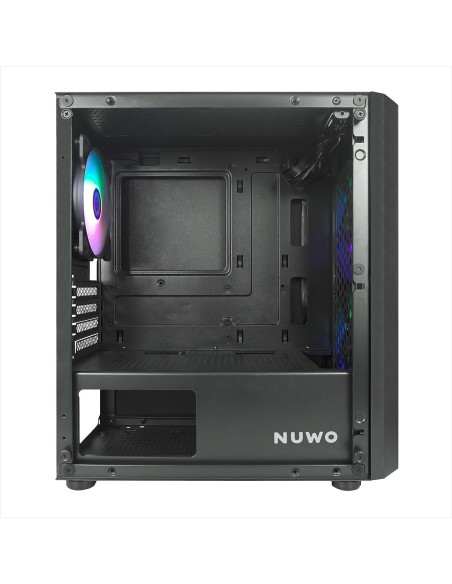 Nuwo Blitz R26 Case Micro-ATX Nero 3 Ventole RGB Rainbow