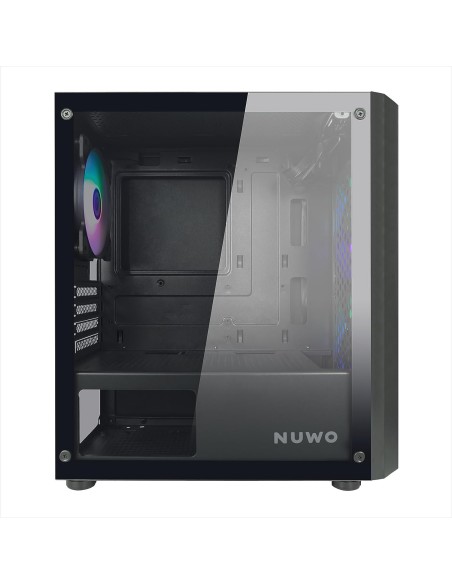 Nuwo Blitz R26 Case Micro-ATX Nero 3 Ventole RGB Rainbow