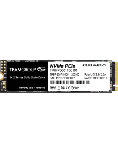 Team Group SSD 1TB MP33 PRO M.2 NVMe PCIe Gen 3.0
