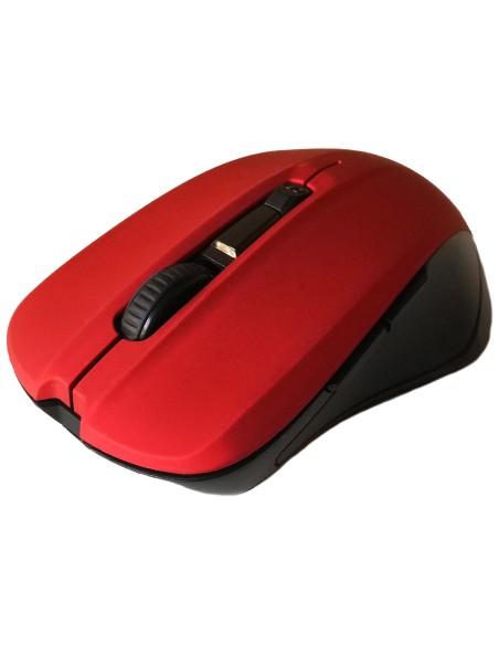 Mouse Wireless Alantik MORF5R 6 Pulsanti Rosso