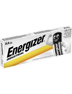10 Batterie AA Stilo Energizer Industrial LR6 1.5V 2