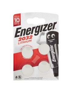 4 Batterie Tampone Al Litio CR 2032 Energizer 3V 2