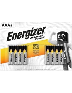 8 Batterie AAA Ministilo Energizer Alkaline Power LR03 1.5V 2