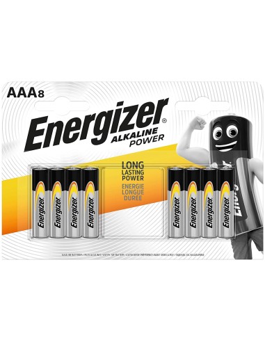 Energizer Alkaline Power 8 Batterie...