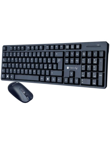 Kit Tastiera Mouse Wireless Techly...