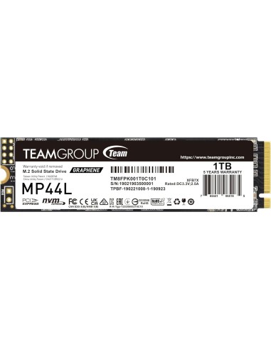 Team Group SSD 1TB MP44L M.2 NVMe PCIe Gen 4.0
