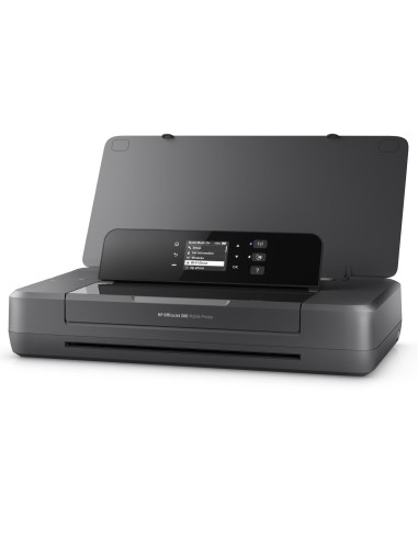 HP Officejet 200 Stampante Portatile A Getto D'Inchiostro Nero e Colore Formato A4, Capacità 50 Fogli, USB e WIFI