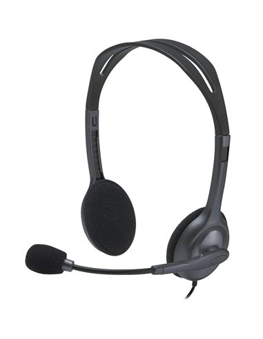 Cuffie Headset Stereo con Microfono Logitech H111