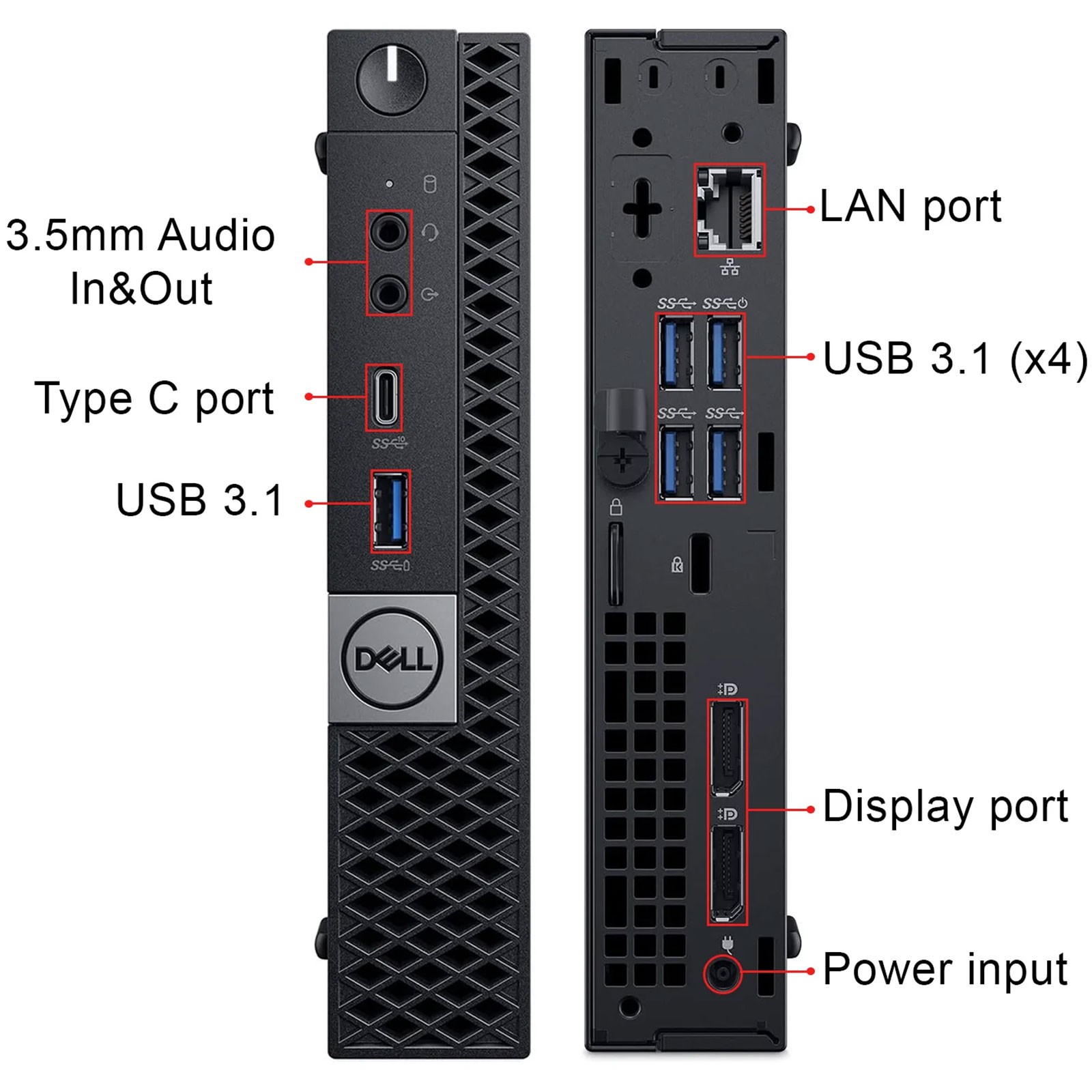Dell OptiPlex 5070 Mini Computer Intel i7-9700 Ram 16GB SSD 512GB foto 5