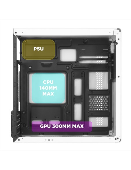 Nuwo Eguera A103 Case Micro ATX Bianco