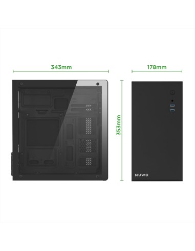 Nuwo Eguera A111 Case Micro ATX Nero...