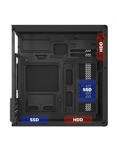 Nuwo Eguera A111 Case Micro ATX Nero...