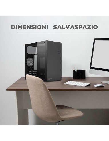 Nuwo Eguera A111 Case Micro ATX Nero...