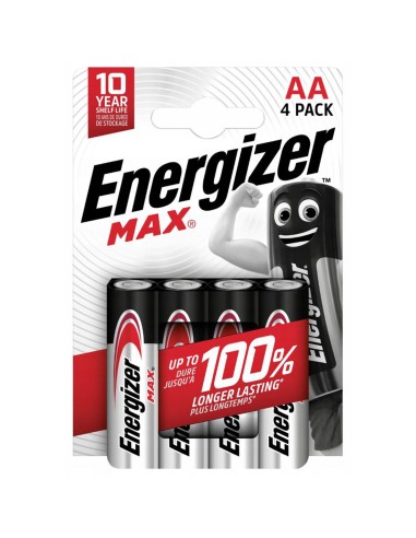 Energizer Max 4 Batterie AA Stilo LR6...