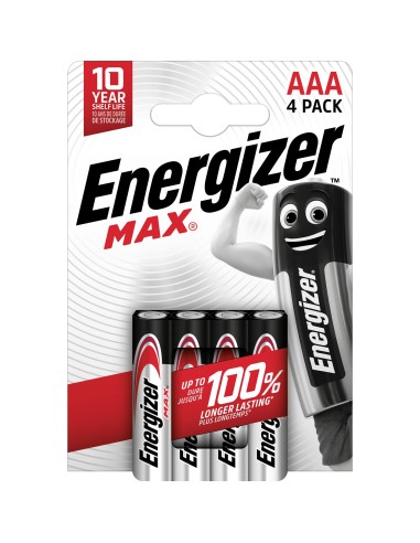 Energizer Max 4 Batterie AAA...