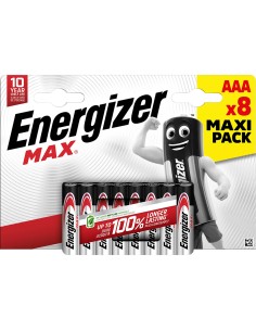 Energizer Max 8 Batterie AA...