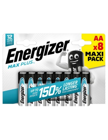 Energizer Max Plus 8 Batterie AA...