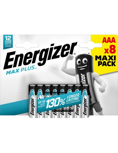 Energizer Max Plus 8 Batterie AAA...
