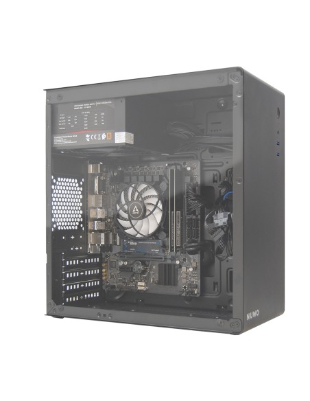PC Computer Assemblato ELITE CPU Intel i7-12700K Ram 32GB SSD 500GB WiFi BT Nero Freedos