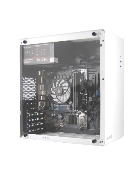 PC Computer Assemblato ELITE CPU Intel i7-12700K Ram 16GB SSD 500GB WiFi BT Bianco Freedos