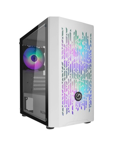 Nuwo Blitz R25 Case Micro-ATX Bianco...
