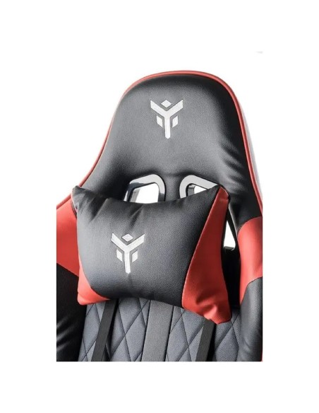 ITEK RHOMBUS PF10 Sedia Poltrona Da Gaming Ergonomica Schienale Reclinabile Nero/Rosso