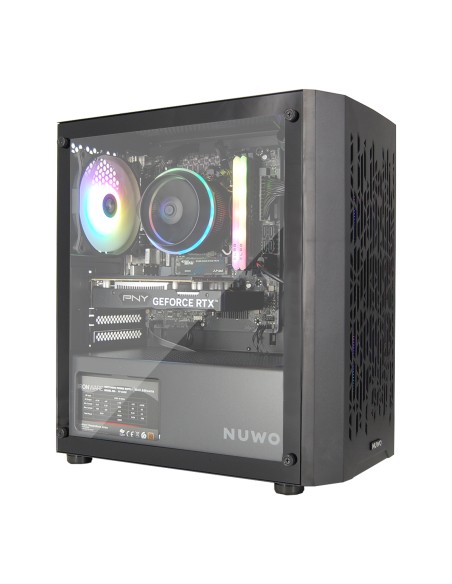 PC Computer Gaming Assemblato Intel i5-12400F Ram 32GB SSD 1TB RTX 5060 8GB GDDR7 Nero