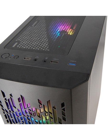 PC Computer Gaming Assemblato Intel i5-12400F Ram 32GB SSD 1TB RTX 5060 8GB GDDR7 Nero