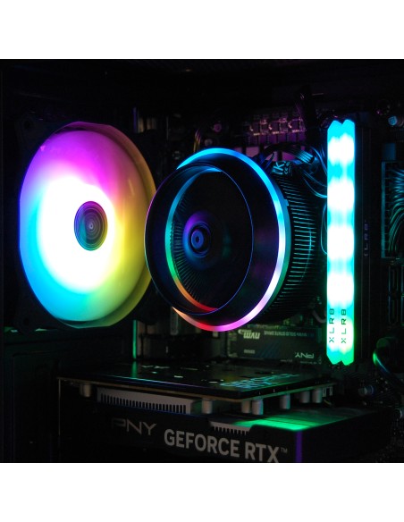 PC Computer Gaming Assemblato Intel i5-12400F Ram 32GB SSD 1TB RTX 5060 8GB GDDR7 Nero
