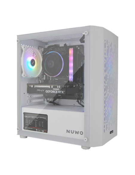PC Computer Gaming Assemblato Intel i5-12400F Ram 32GB SSD 1TB RTX 5060 8GB GDDR7 Bianco