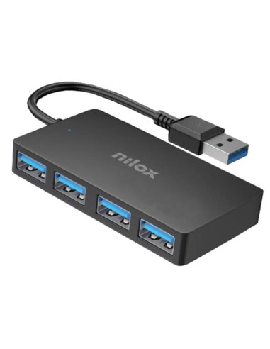 Nilox NXHUB403 HUB 4 Porte USB 3.2...