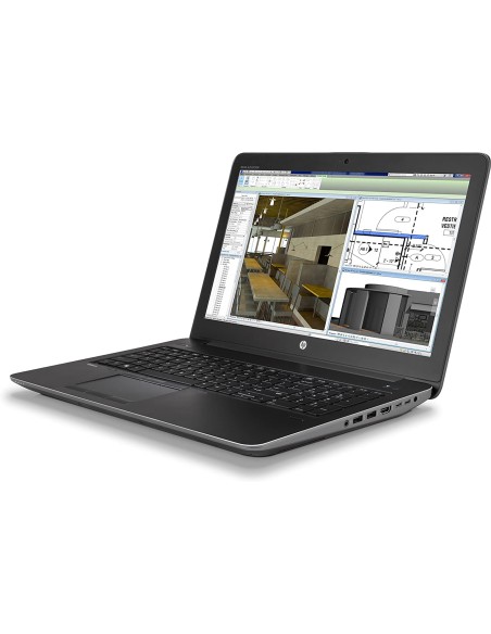 HP ZBook 15 G4 Notebook 15.6" Intel i7-7820HQ Ram 16Gb SSD 256Gb Nvidia Quadro M2200M (Ricondizionato Grado A)