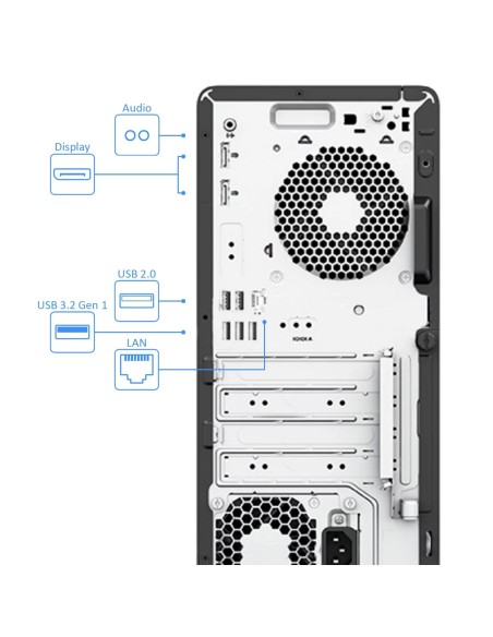 HP ProDesk 600 G6 Tower Computer Intel i7-10700 Ram 16GB SSD 240GB (Ricondizionato Grado A)