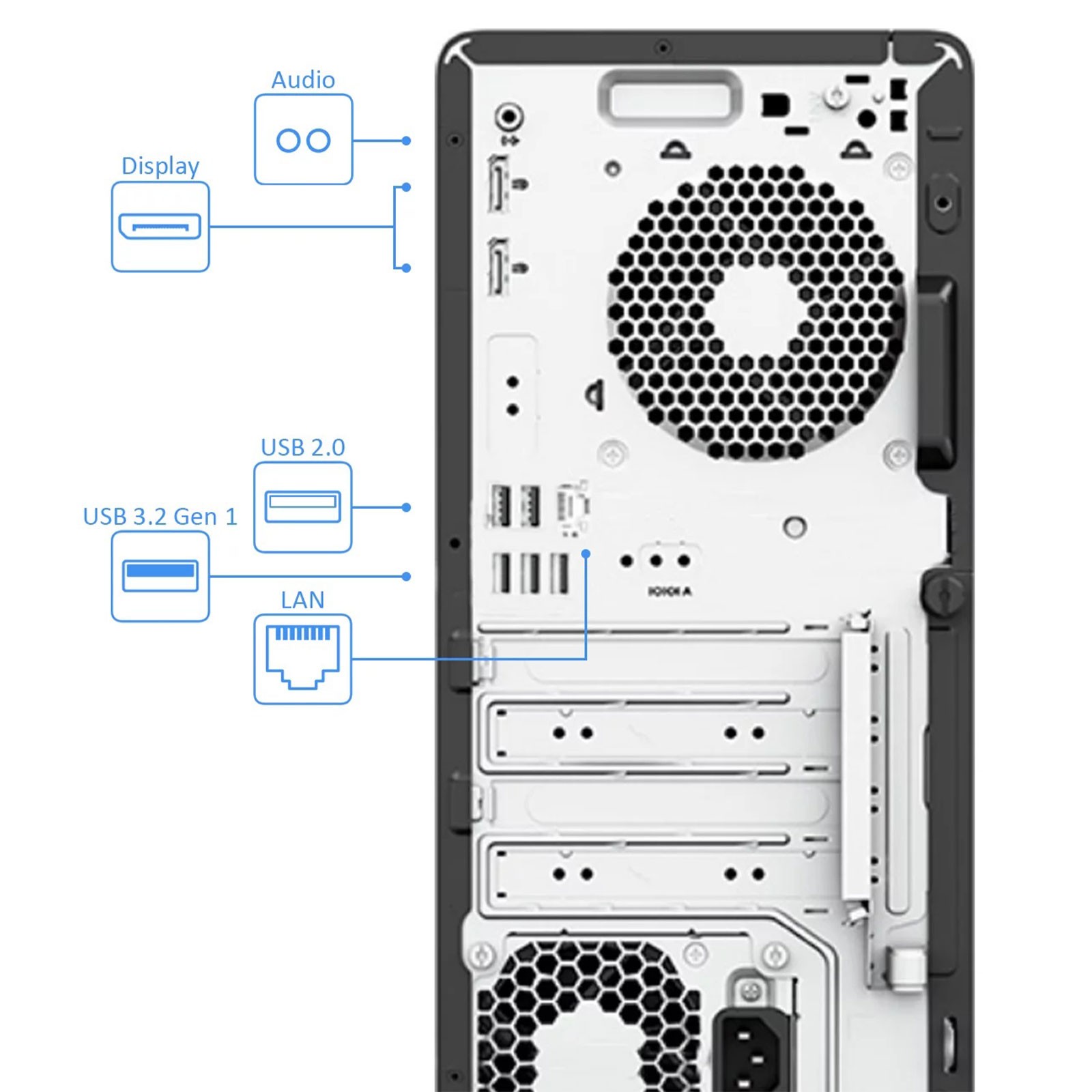 HP ProDesk 600 G6 Tower Computer Intel i7-10700 Ram 16GB SSD 240GB foto 4