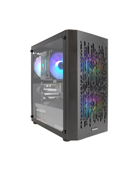 PC Computer Gaming Assemblato Intel i5-12400F Ram 16GB SSD 1TB RTX 5060 8GB GDDR7 Nero