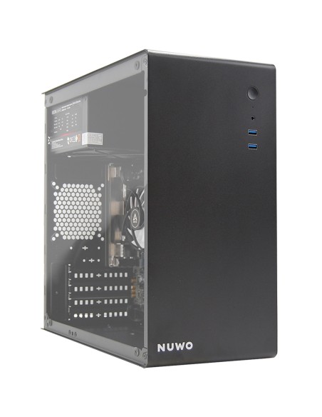 PC Computer Assemblato PRO CPU AMD Ryzen 7 5700G Ram 16GB SSD 500GB WiFi BT Nero Freedos