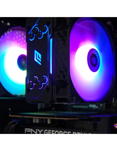 PC Computer Gaming Assemblato Intel i7-12700F Ram 32GB SSD 1TB RTX 5060 8GB GDDR7 Nero