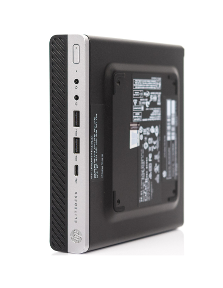 HP EliteDesk 705 G4 Mini PC Computer AMD Ryzen 5 Pro 2400GE Ram 16GB SSD 250GB NVMe (Ricondizionato Grado A)