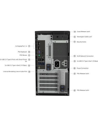 Dell Precision 3640 Tower PC Computer...