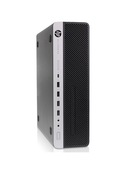 PC Computer Ricondizionato HP EliteDesk 800 G4 SFF Intel Core i5-8400 Ram 8GB DDR4 SSD 240GB Windows 8 COA
