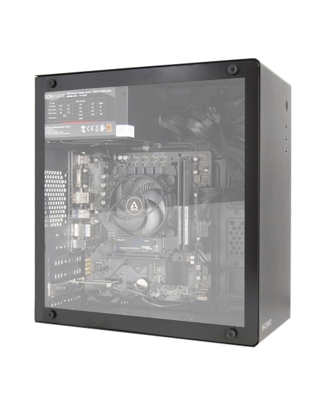 PC Computer Assemblato PRO CPU Intel i5-14400 Ram 32GB SSD 500GB WiFi BT Nero Freedos