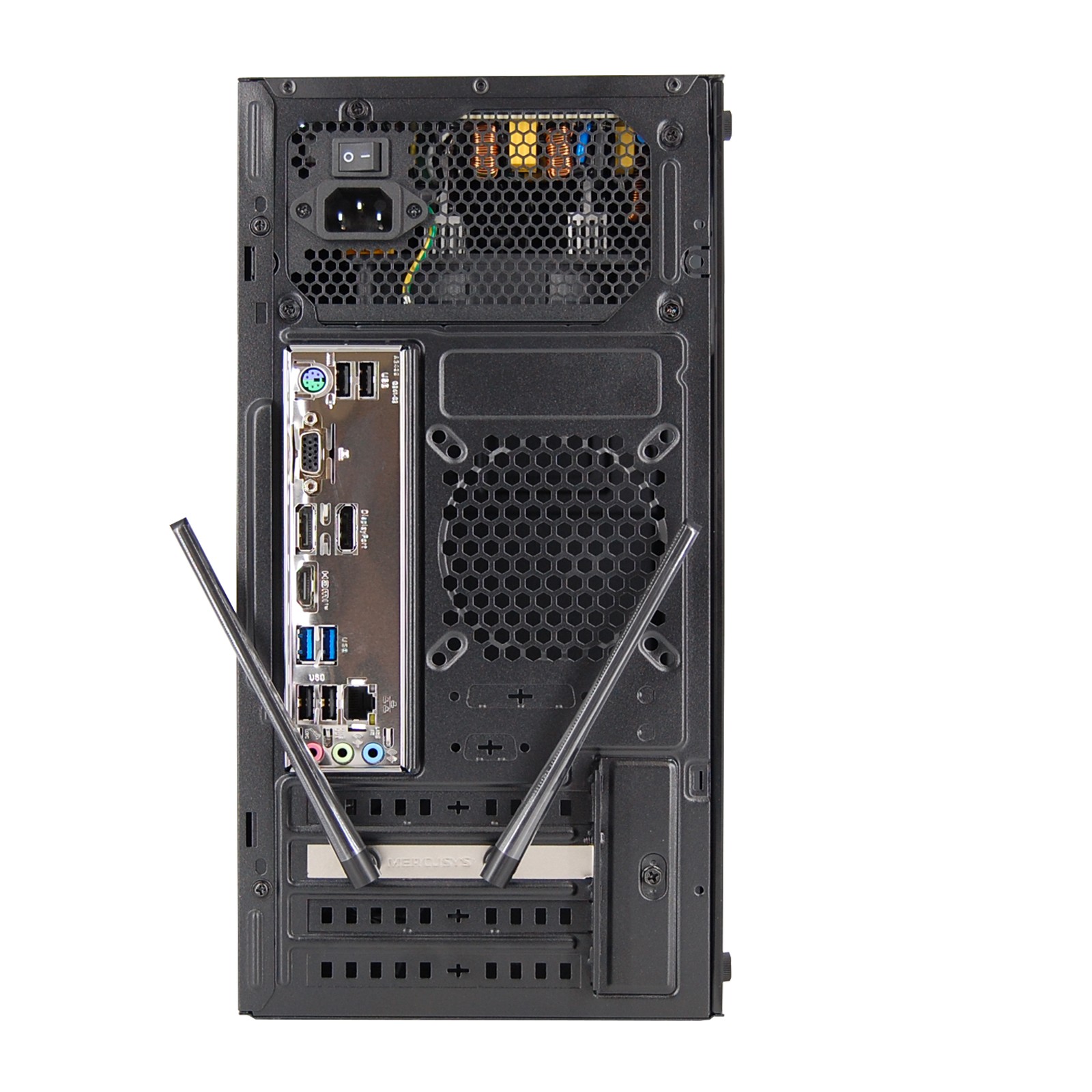 PC Computer Assemblato PRO CPU Intel i5-14400 Ram 32GB SSD 1TB WiFi BT Nero foto 5