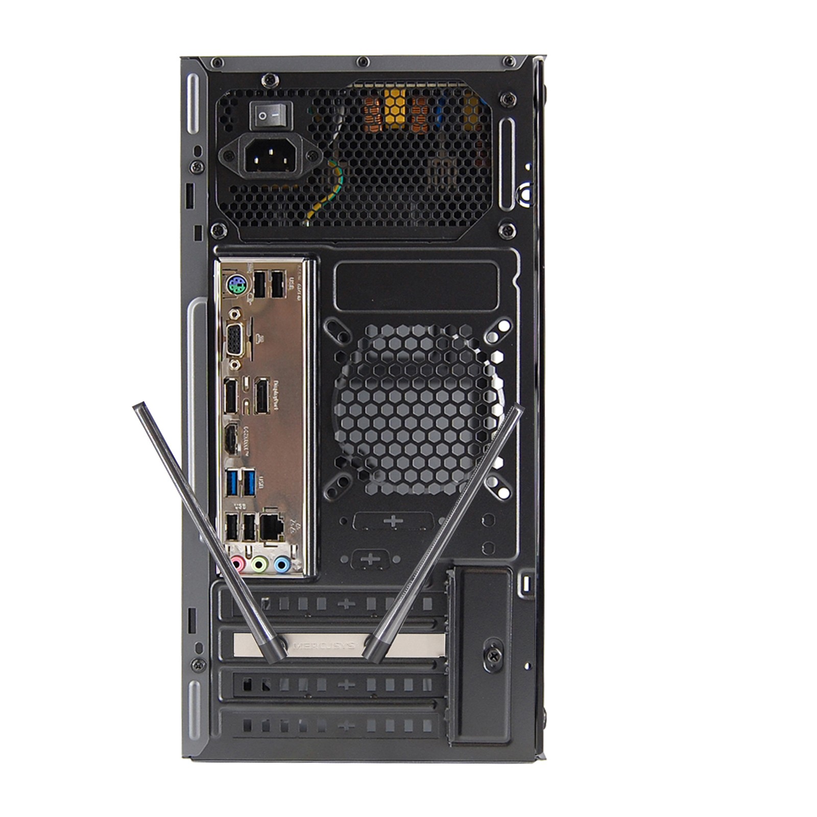 PC Computer Assemblato PRO CPU Intel i5-14400 Ram 32GB SSD 1TB WiFi BT Grigio foto 5