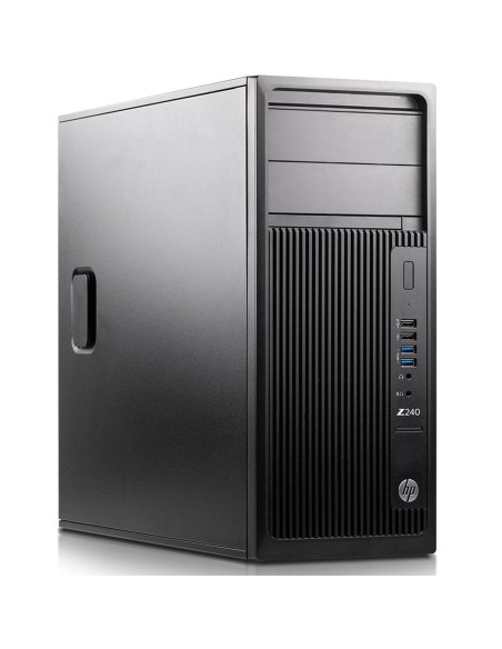 HP Workstation Z240 PC Computer Tower Intel Core i7-6700 Ram 16GB SSD 512GB (Ricondizionato Grado A)