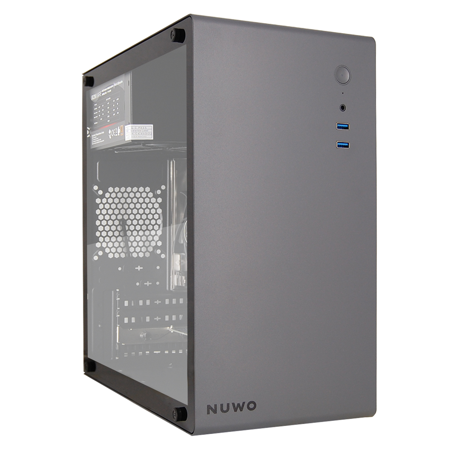 PC Computer Assemblato PRO CPU Intel i7-10700 Ram 32GB SSD 1TB WiFi BT Grigio