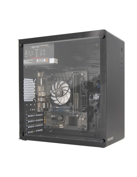 PC Computer Assemblato PRO CPU Intel i7-10700 Ram 16GB SSD 1TB WiFi BT Nero Freedos