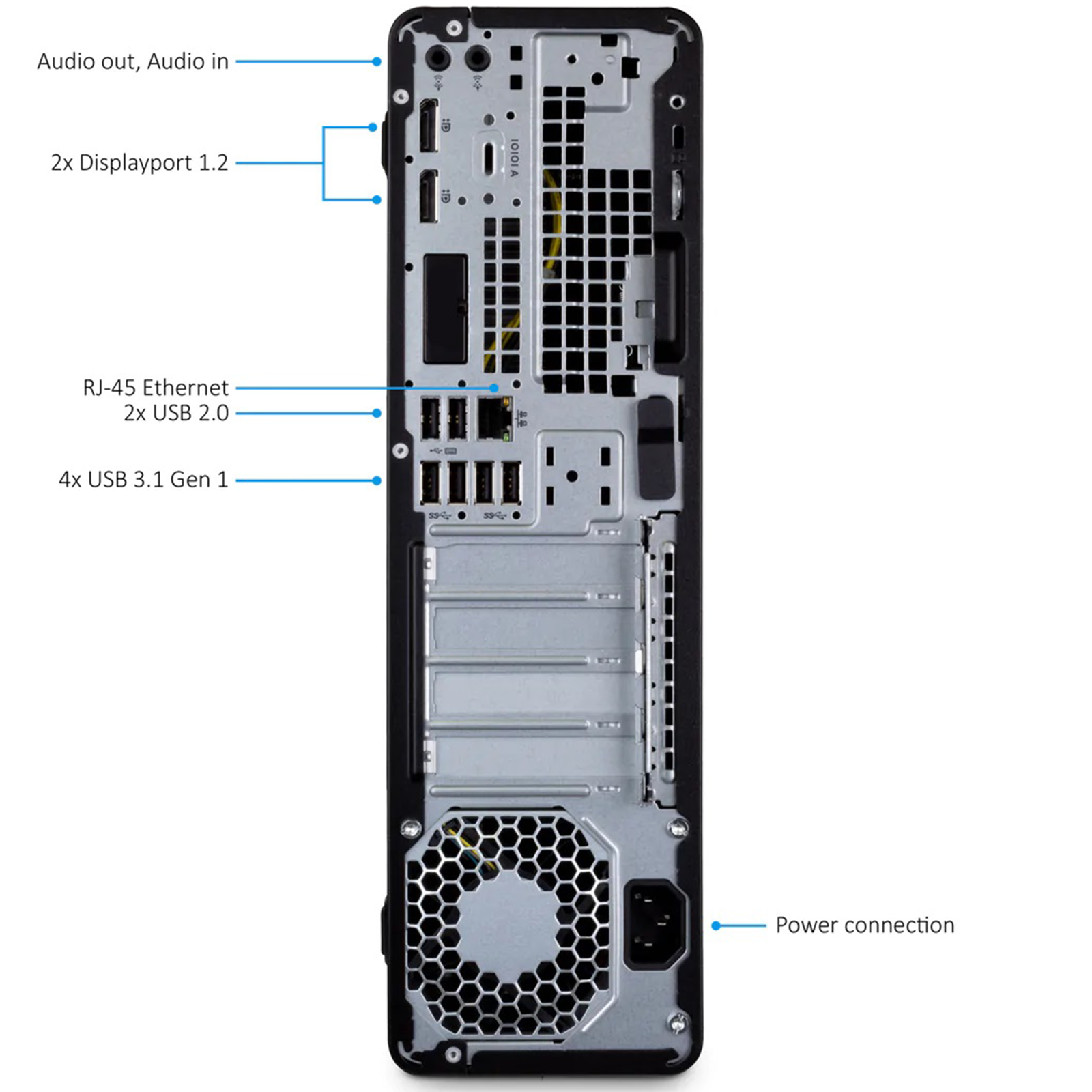 HP EliteDesk 800 G3 SFF Computer Intel i7-6700 Ram 8GB SSD 240GB (-) foto 5