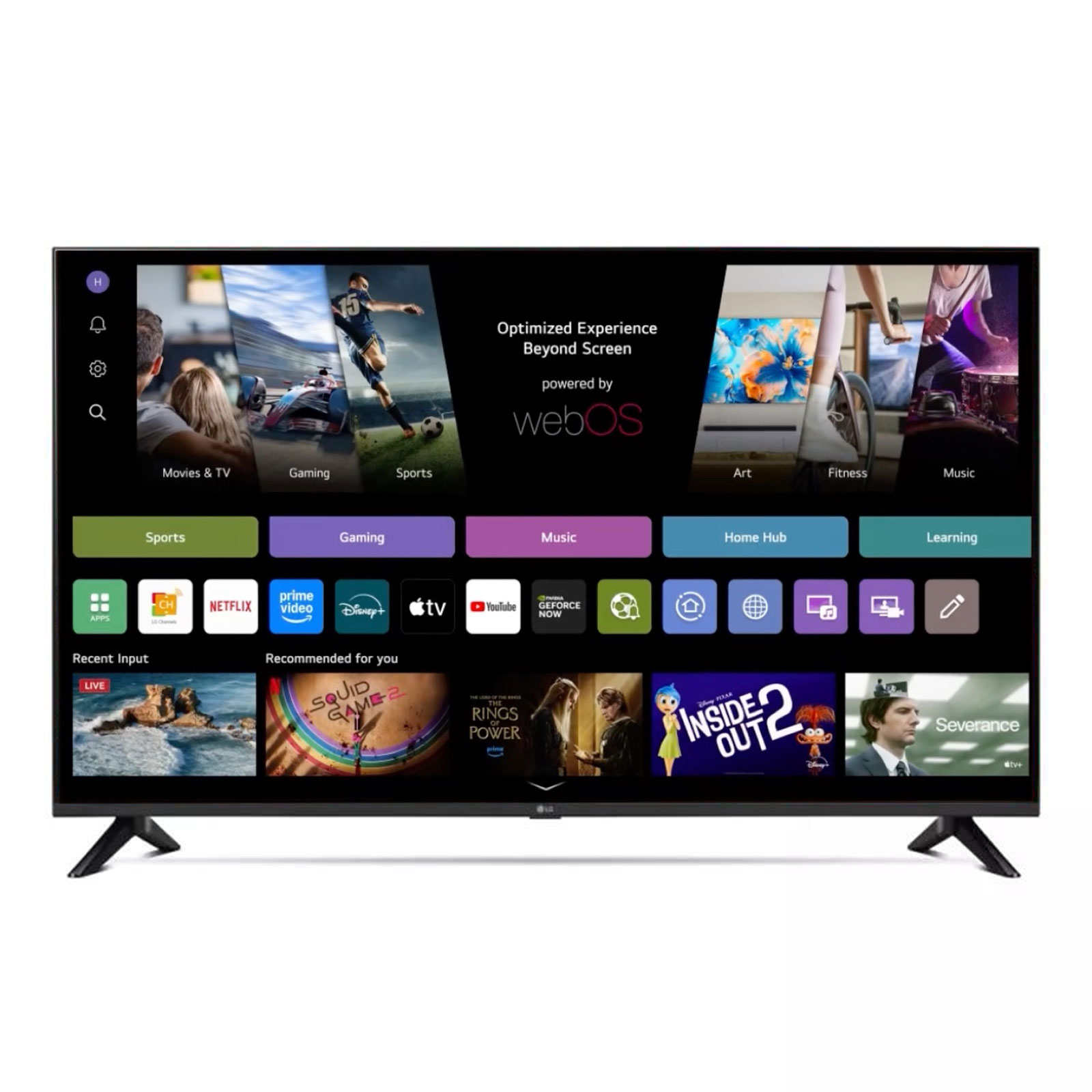 LG UHD AI 43UA731C0LA TV 43" 4K Ultra HD Smart TV Wi-Fi Nero