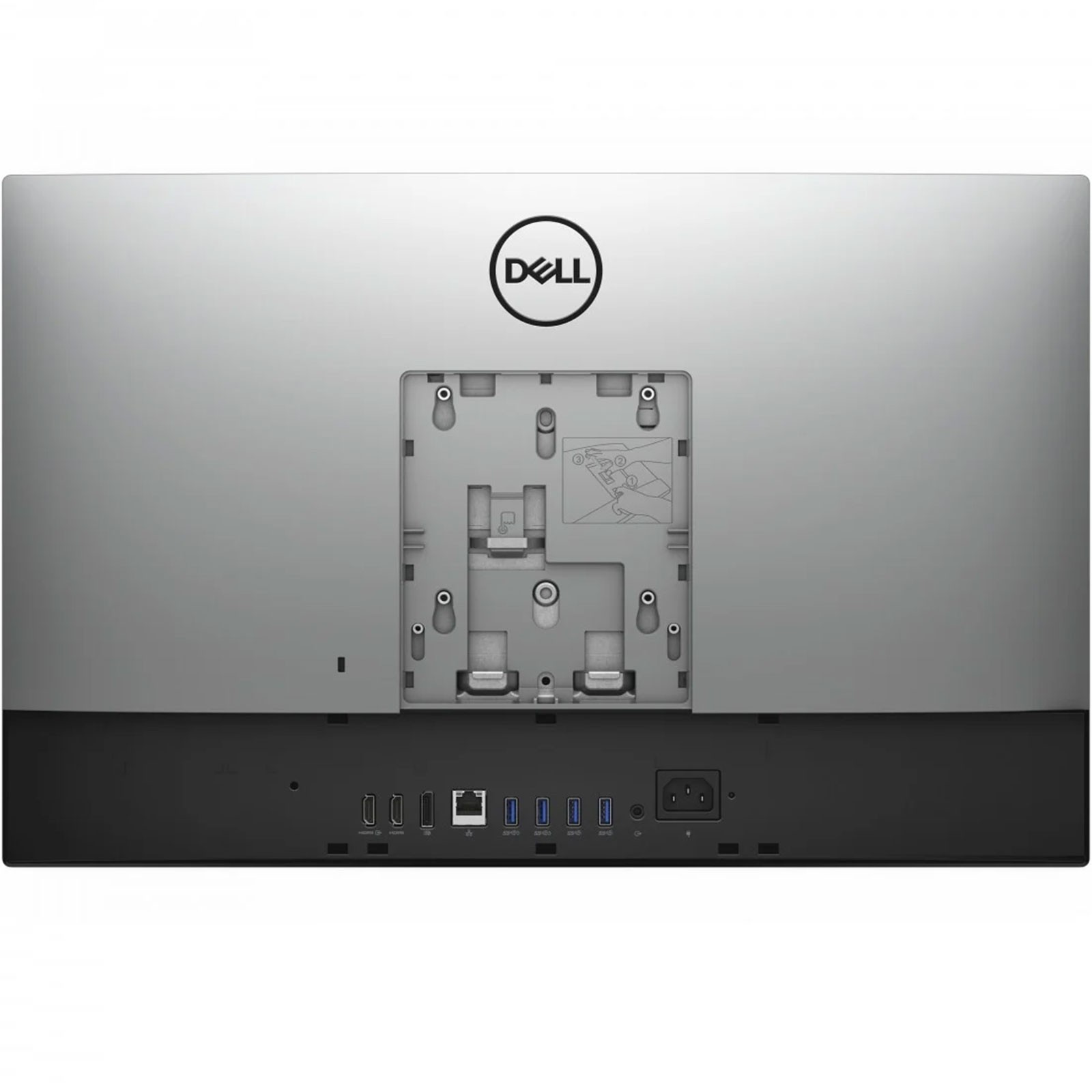 Dell OptiPlex 7480 PC Computer All-In-One 23.8" Full HD Touch Intel i3-10100 Ram 8GB SSD 256GB Webcam foto 6