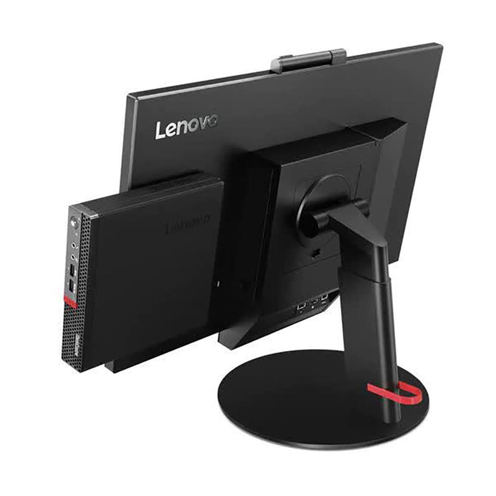 Lenovo All-In-One ThinkCentre TIO 24" Gen4 + PC M910q Tiny Intel i5-6400T Ram 8GB SSD 240GB Webcam (Grad foto 2